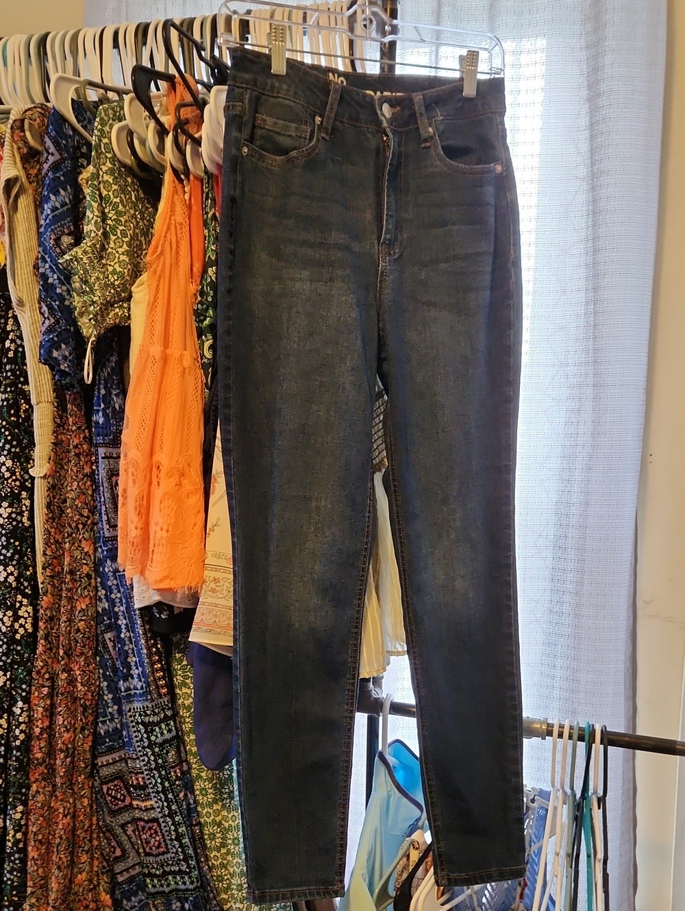 No Boundaries Dark Wash High Rise Women's Jeans